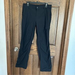 Eddie Bauer Black fleece lines Women's Cargo Trousers